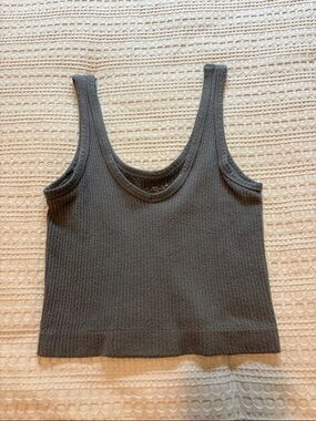 Urban Outfitters Ribbed Out From Under Cropped Tank